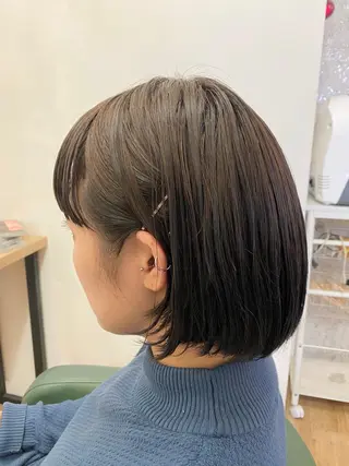 ミディアム カラー hair&eyelash Truth所属・Truth上谷綾子/ 名古屋市北区/黒川駅のヘアスタイル