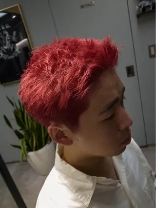 ショート カラー パーマ メンズ INTRO SHIBUYA by Fi-Ne所属・💈メンズフェード 特化DAIYA💈のヘアスタイル