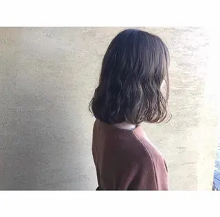 セミロング カラー パーマ ヘアアレンジ shipre (シプレ)所属・✿ 𝚜𝚊𝚔𝚒 ✿のヘアスタイル