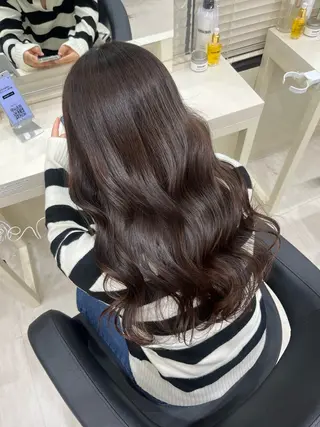 ロング カラー 大人上品ベージュ 🎀HARUNAのヘアスタイル