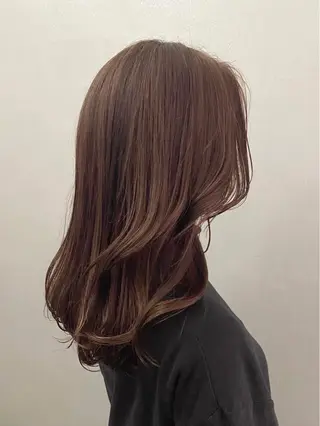 セミロング カラー とびまつ /ショート/脱白髪染のヘアスタイル