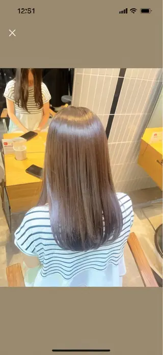 ロング カラー ラフィスヘアードープ所属・👑髪質改善wカラー /ハイトーン/アユカのヘアスタイル