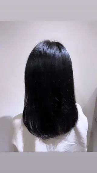 ミディアム カラー mihoko/ ニュアンスパーマのヘアスタイル