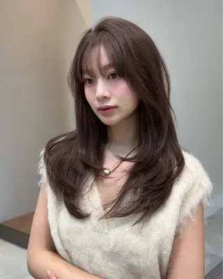 ロング カラー COALL nex the salon所属・Riria✨ レイヤーカットのヘアスタイル