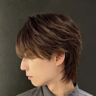 ショート カラー メンズ メンズパーマ特化 /しゅうとのヘアスタイル