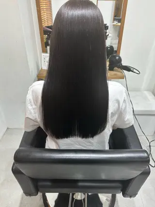 ロング 銀座⚜️【脱白髪染め 美髪矯正】トグチのヘアスタイル