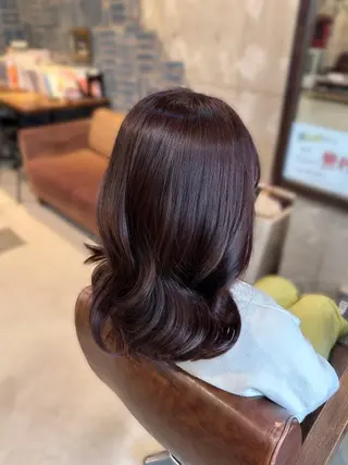 セミロング カラー Hair Atelier P's 【ピース】所属・Kaori / P’s 渋谷のヘアスタイル