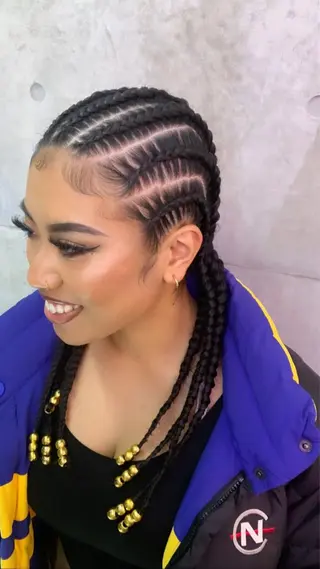 ヘアアレンジ HARURU🪮✨ ブレイズ海外ヘアのヘアスタイル