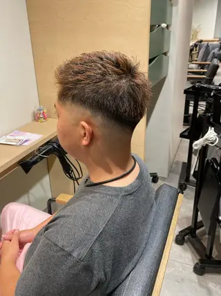 メンズ Le'a所属・渋谷/フェード/ 國分 翔のヘアスタイル