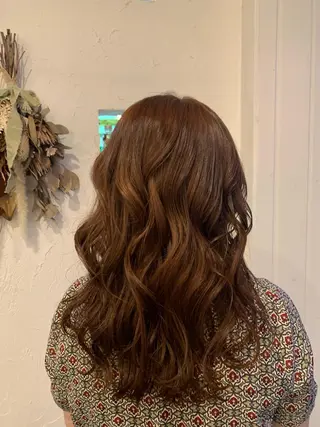 ロング カラー 🌸小掛🌸 豊橋外国人風カラーのヘアスタイル