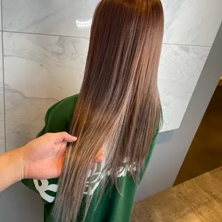ロング 難しい髪質の縮毛矯正 高岡/射水/髪質改善のヘアスタイル