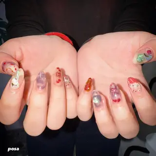 ネイル posa nail モエミのネイルデザイン