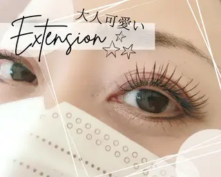 ロング カラー パーマ ヘアアレンジ メンズ キッズ ネイル マツエク・マツパ アイブロウ brille ~eyelash~のマツエク・マツパデザイン