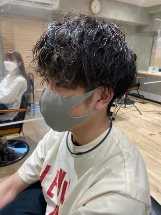 パーマ メンズ 🪽似合わせカラー RENA.🪽🩶のヘアスタイル