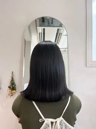 セミロング カラー 暖色カラー／ ヘアセット🌛櫻井舞のヘアスタイル