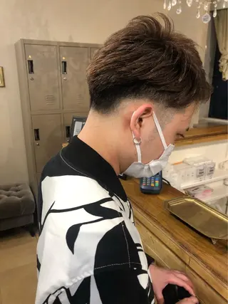 ショート カラー メンズ S.BLOOM 川崎 翔哉のヘアスタイル