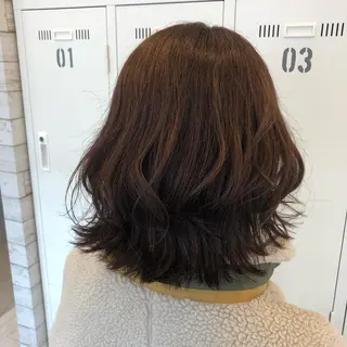 ミディアム カラー Zina 梅田店 レイヤー/Miyuのヘアスタイル