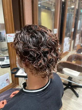 パーマ メンズ 三好春奈 /イルミナカラーのヘアスタイル