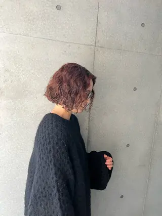 ショート カラー パーマ sakoda shunkiのヘアスタイル