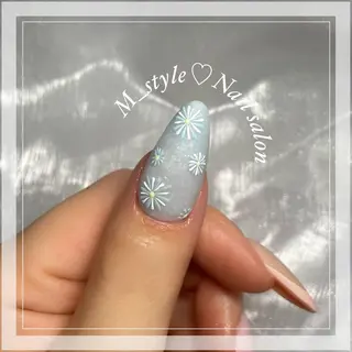 ロング ネイル 下妻市ﾈｲﾙｻﾛﾝ M_styleのネイルデザイン