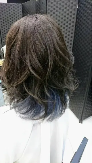 ロング 大山 晃介のヘアスタイル