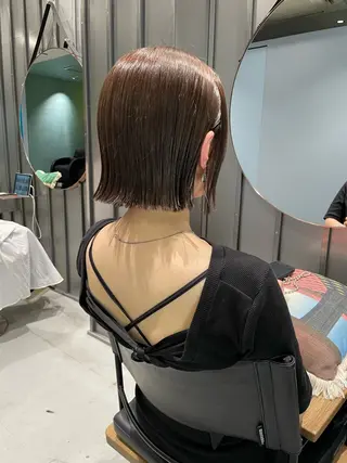 ショート カラー urara/似合わせ /ショート/ボブのヘアスタイル