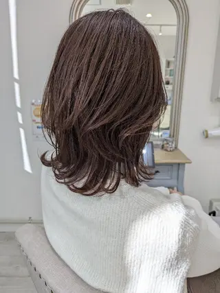 ミディアム カラー Aulii by illu hair/アウリイ バイイルヘアー所属・ミヤザキ マサユキのヘアスタイル