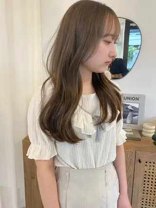 セミロング 透明感カラー/メンズ 特化kazumaのヘアスタイル