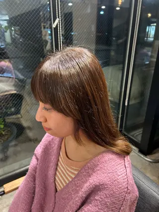 セミロング lamplight所属・長谷川 まほろのヘアスタイル