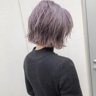 ショート カラー ノグチ ユウキ/ボブのヘアスタイル