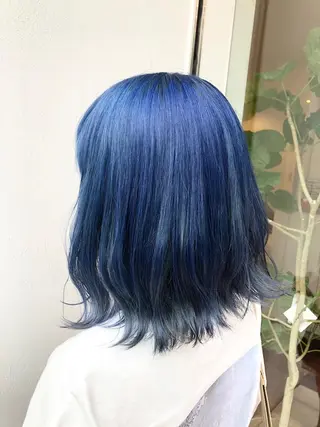 ミディアム カラー 大阪長居🌱野見山 卓也のヘアスタイル