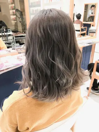 ミディアム カラー Days 透明感カラーのヘアスタイル