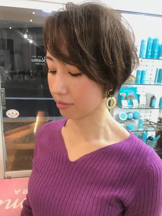 ショート ニュアンスヘア☆樋口 希世☆のヘアスタイル