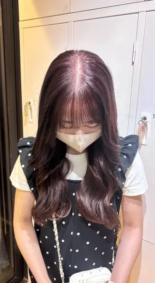 ロング カラー ao 🎀 梅田美容室のヘアスタイル