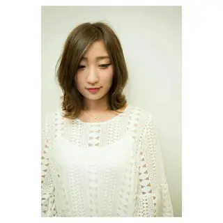 ミディアム カラー 原田 祥彰のヘアスタイル