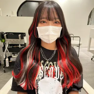 ロング MOE🐈‍⬛🎀 エクステ/ワンホンのヘアスタイル