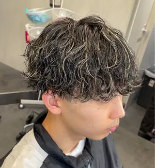 ショート パーマ メンズ 松下 友希 【fifth】のヘアスタイル