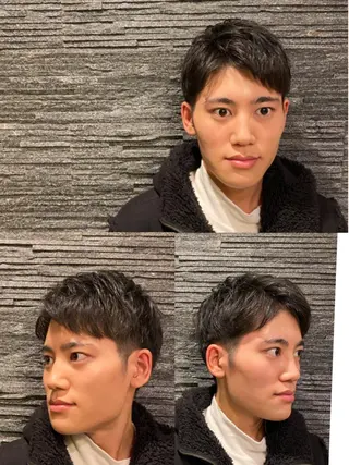 ショート メンズ カット指名No1漆原 聡のヘアスタイル