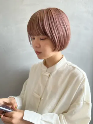 ショート カラー heir studio Baretta所属・山本 銀次郎のヘアスタイル