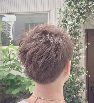 ショート カラー ヘアアレンジ ruearle所属・たつや ・のヘアスタイル