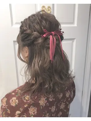 ヘアアレンジ カット、縮毛矯正 モデル募集🎀あゆみのヘアスタイル