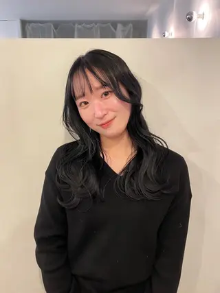 カラー 松室 伶奈 パーマモデル募集中のヘアスタイル