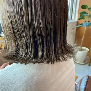 ミディアム カラー 🌼RIKA🌼レデ ィース専門💖のヘアスタイル