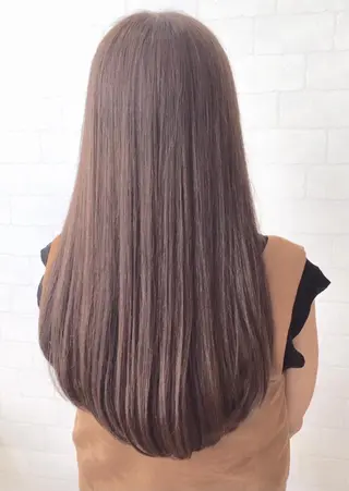 ロング カラー DX SHARE SALON SHIBUYA所属・AKI アキのヘアスタイル