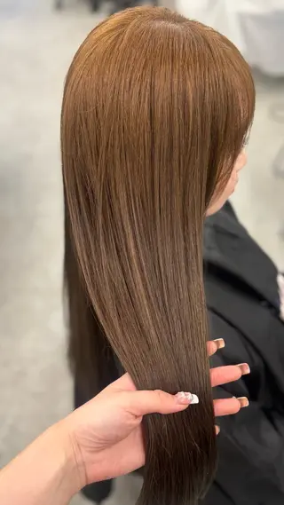 カラー 韓国上品ヘア🤍 ARISA🤍のヘアスタイル