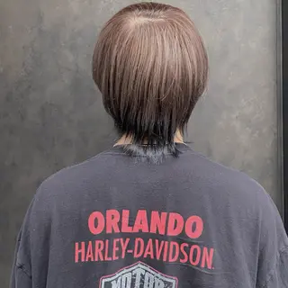 カラー メンズ 比嘉 陽のヘアスタイル