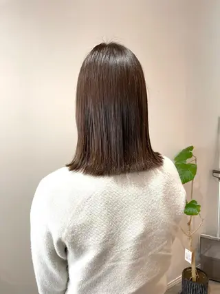 ミディアム カラー パーマ ヘアアレンジ ミズタ マイのヘアスタイル