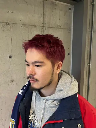 カラー ヘアアレンジ メンズ 傷ませないカラー・ ボブ・リクト💥のヘアスタイル