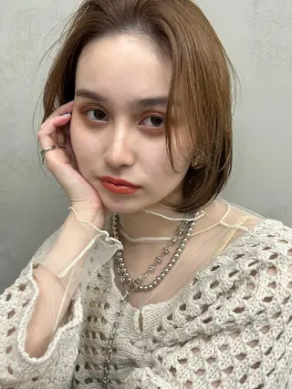 ミディアム カラー Haru/THREE …by velvetのヘアスタイル