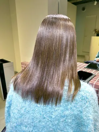 セミロング eto所属・髪質改善スペシャリス ト長尾勇弥/梅田中津のヘアスタイル